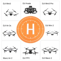 50cm Drone Quadcopters Accessories Universal Foldable Landing Pads RC Dron Mat Quadcopter Parking Pad Thickness 3MM 3