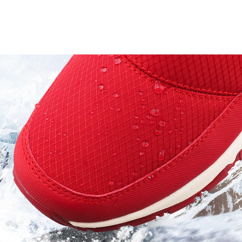 Ankle Snow Boots for Women Winter Shoes Ladies Comfort Fleece Thickened Non-slip Casual Short Boots Woman Plush Platform Botins