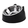 100ml Cat Bowl Cute Stainless Steel Dog Bowls Cervical Protection Double-layer Slanted Mouth Bowl Pet Food Basin Cat Supplies 3
