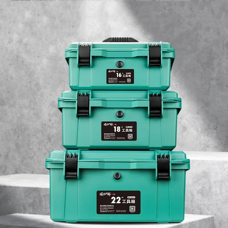

Complete Plastic Tool Box Automotive Toolbox Drill Case Stackable Tool Box Without Tool Werkzeugkoffer Team Bag Hardware