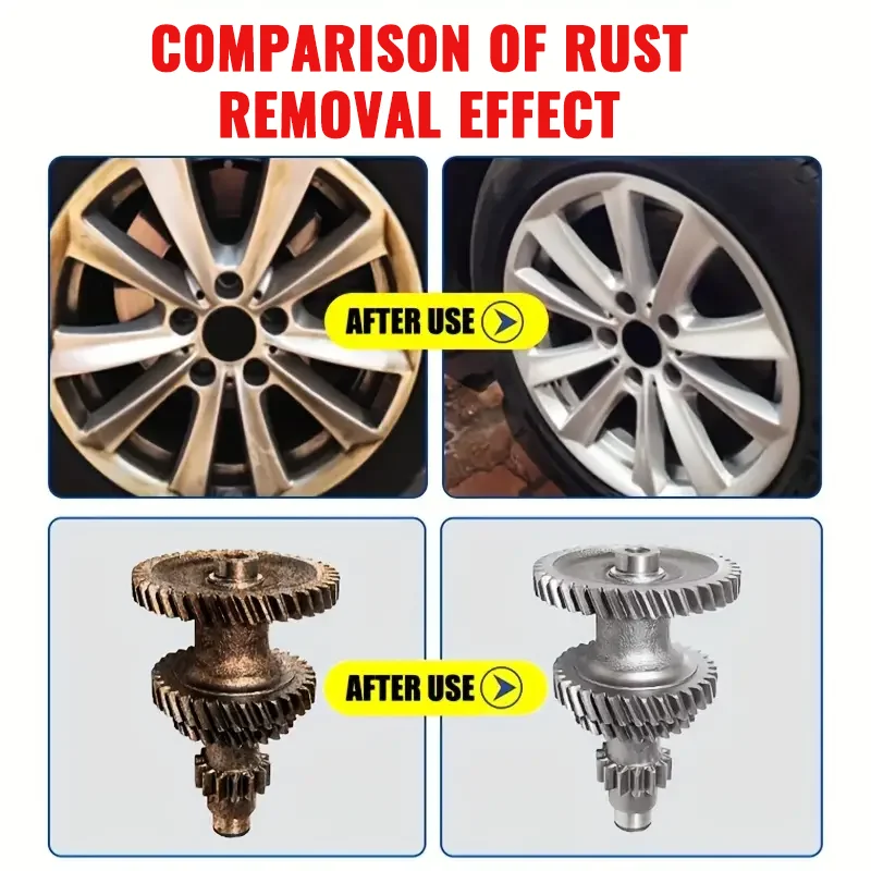 Rust Remover Spray 100ml Car Anti-Rust Remover Parts Maintenance Agent Clean Rust Remover Spray Metal Rust Removers Cleaner Car Cleaning Tools