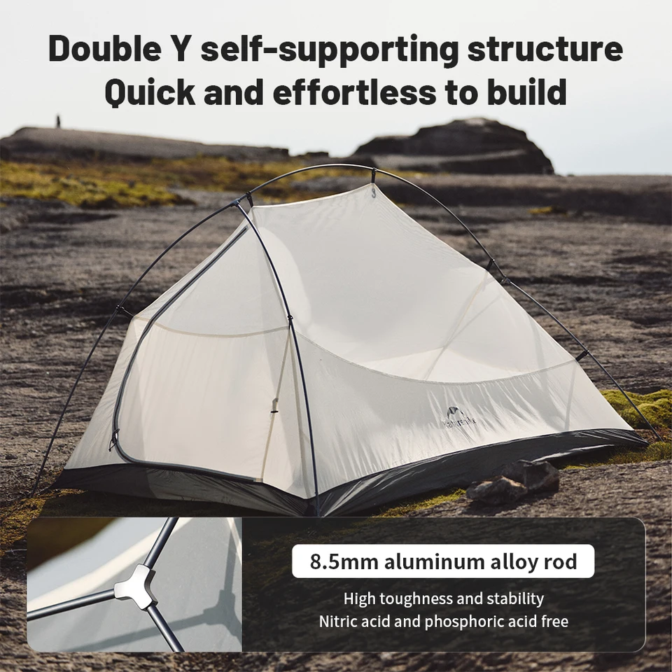 Naturehike Cloud up 2 pro Two Person Hiking Tent Lightweight