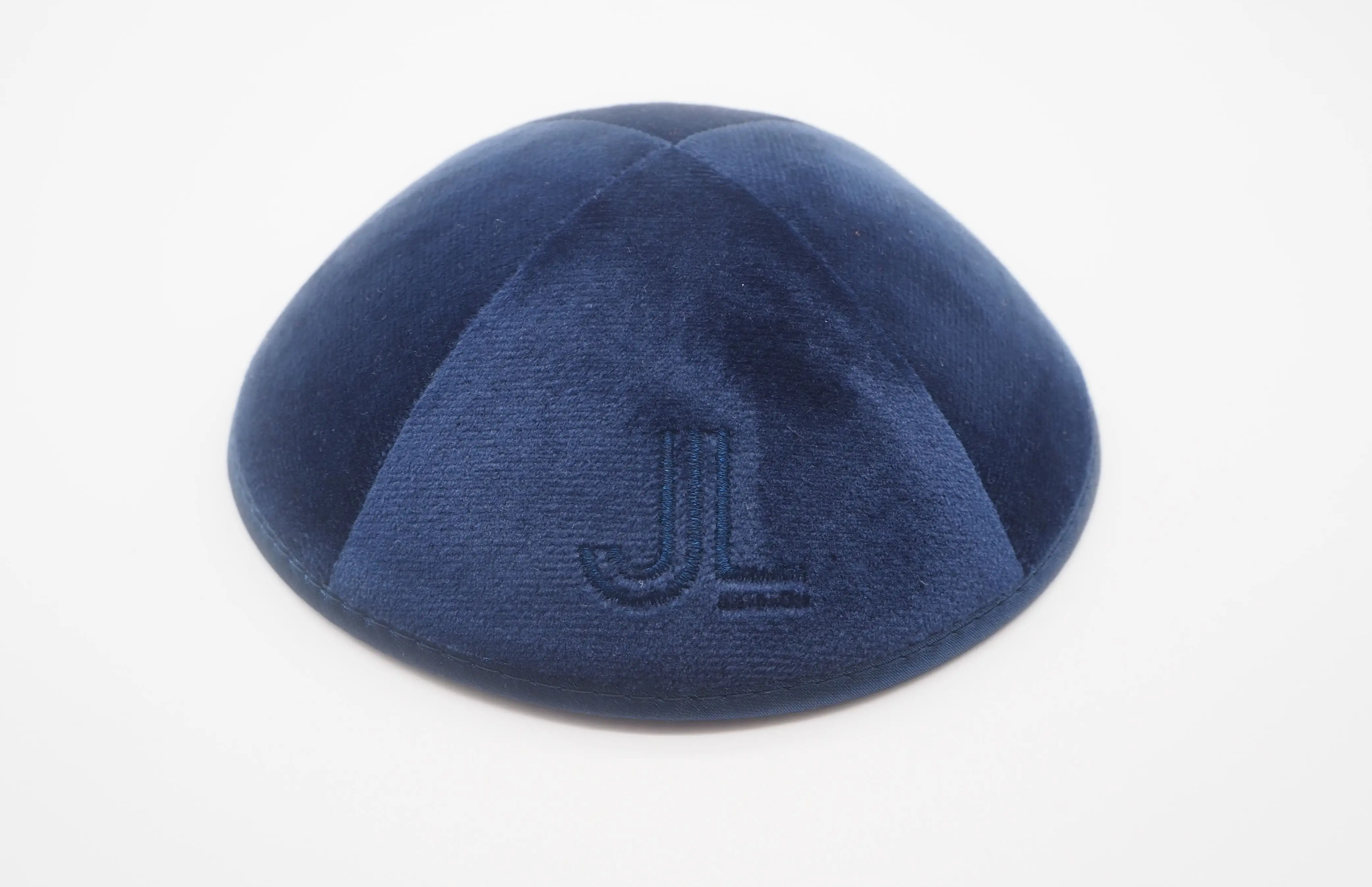 KIPPAS en velours gris, KIPPOT, kippa, commande personnalisée, KIPPAS