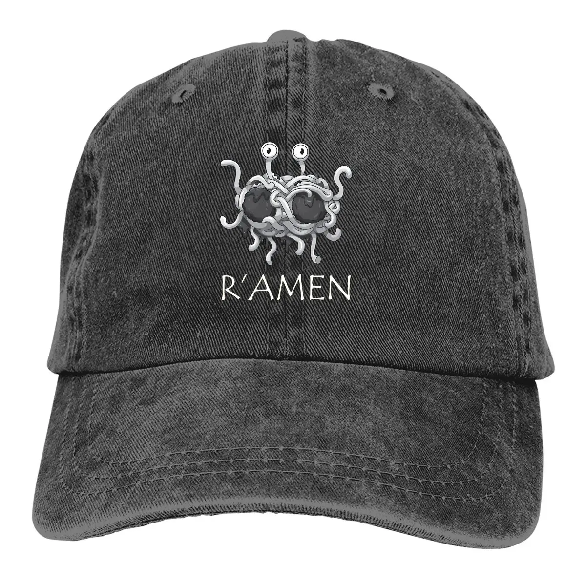 

Pure Color Cowboy Hats Ramen FSM Amen Women's Hat Sun Visor Baseball Caps Flying Spaghetti Monster Peaked Trucker Dad Hat