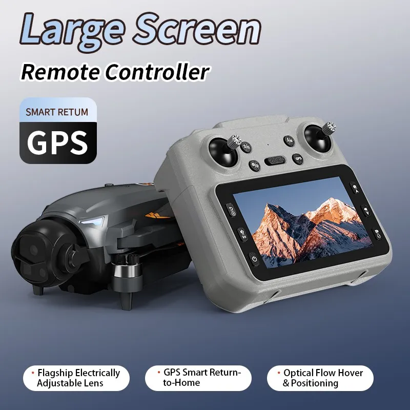 i5 MAX 드론 HD 카메라 5G WIFI GPS FPV UAV LCD 리모컨 브러시리스 쿼드콥터 접이식 항공 촬영 드론 RC 장난감 비행기
