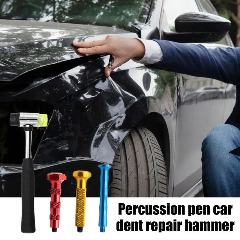 

Car Dent Repair Hammer Professional Dent Removal Kit With 9 Replacement Knockdown Pens Car Body Repair Tools For Automobile