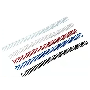 10PCS A4 Plastica 46 Fori Raccoglitori a fogli mobili Rilegatura ad anelli Molla elicoidale Spirale in gomma Notebook Libro di carta Fibbia Forniture per ufficio