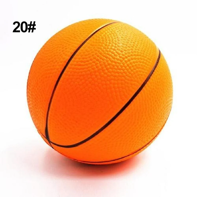 1/2/4PCS 12/20cm PVC Children's Basketball No Pump Small Mini Inflatable Basketballs Sensory Sports Toys Indoor Sports