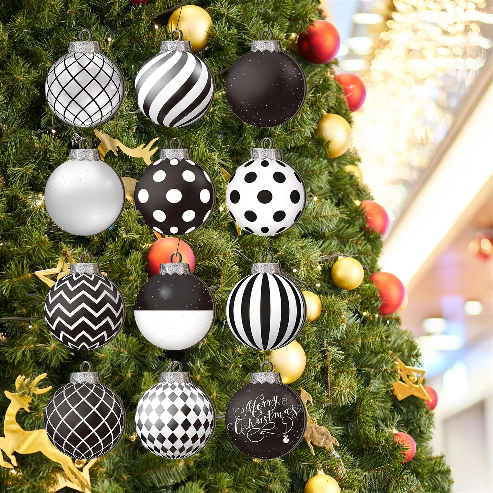 Decorazioni Natale in Legno, Ornamenti Albero Natale, Ciondolo Natale, Trucioli Legno Colorati per la Casa