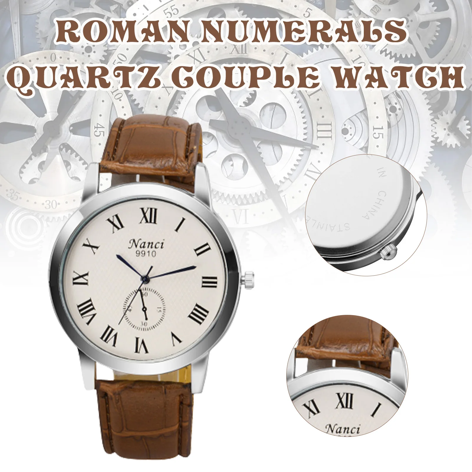 

Casual Stylish Wrist Watch with Delicate Quartz Dial Wrist Watch Gift for Family Friends Lovers PR Sale