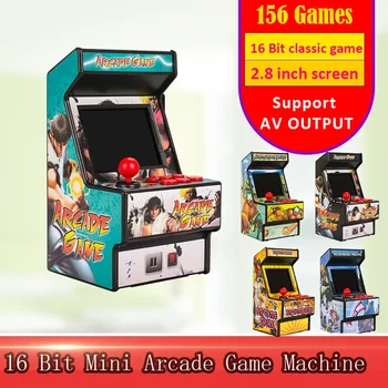 Console di gioco portatile Mini macchina da gioco Arcade retrò portatile con 156 videogiochi per Sega Consolas De Videojuegos da 2.8 pollici