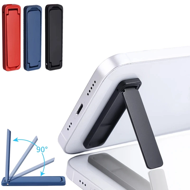 Ultra Thin Mini Metal Folding Mobile Phone Holder Stand Alloy Invisible