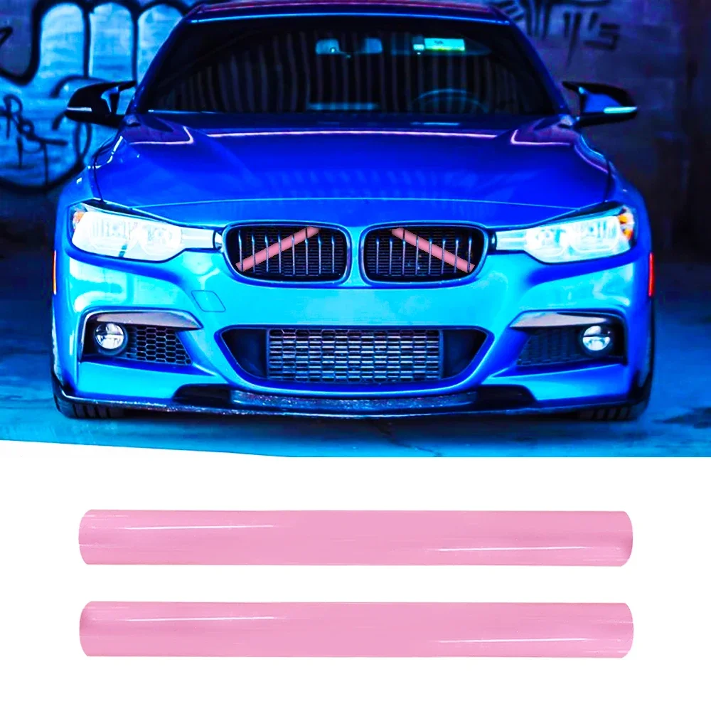 Front Grill Front Grille Trim Strips Cover For BMW F30 F31 F32 F33 F34 F36 F20 F21 F22 F23 3 4 Series Pink Decoration Accessories Car Sport Car Grille