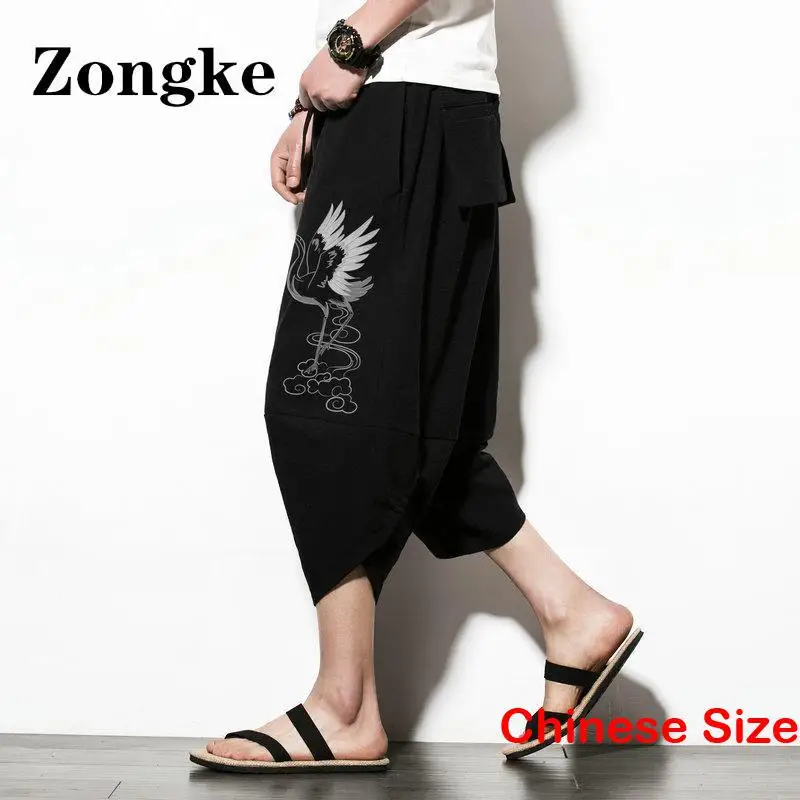 

Linen Trousers Man Pants Pant Work Wear Japanese Streetwear Men Clothings Korean Style Clothes Harajuku 5XL 2023 Summer