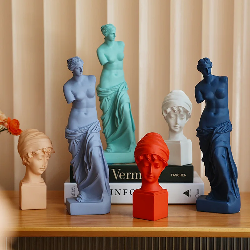 Living Room Center Pieces Nordic Style Man Head Resin Sculpture Ornaments Human Abstract Statue European Style Table Desktop D\u00e9cor Living Room Center Pieces Nordic Style Man Head Resin Sculpture Ornaments Human Abstract Statue European Style Table Desktop D\u00e9cor