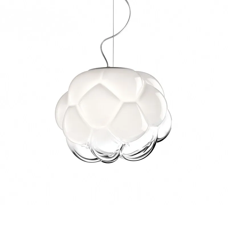 

Luxury Glass Spherical Led Chandelier Lighting Nordic Living Room Restaurant Bedroom Hanging Lights Simple Kitchen Bathroom Lamp