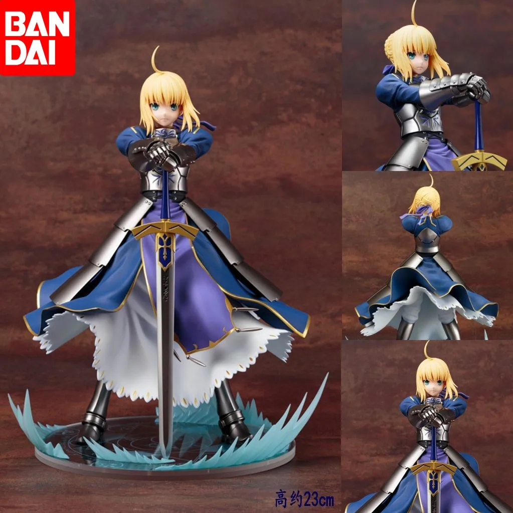 

23cm Anime Stay Night Saber Action Figure Pvc Boutique Anime Figure High-Quality Kid Toy Doll Standing Toyts Model