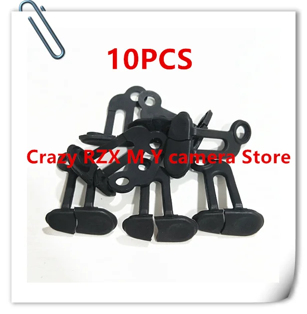 

10 PCS New Top Cover Signal Port Interface Pin Rubber Cap Sync for Nikon D800 D810 D800E Camera Replacement Part