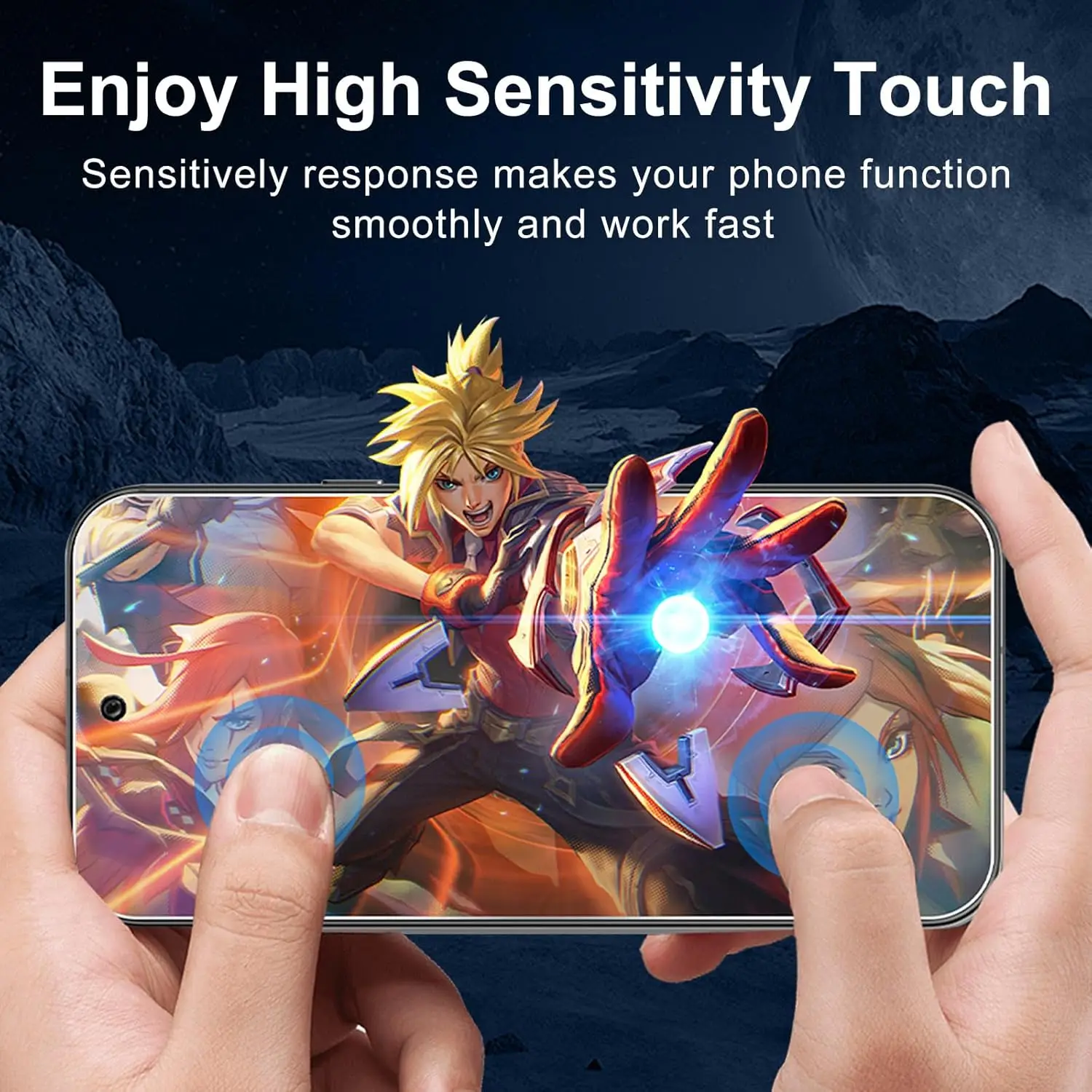 Premium 2.5D 9H Tempered Glass Screen Protector - Ultra-Clear Protective Film, 6.78