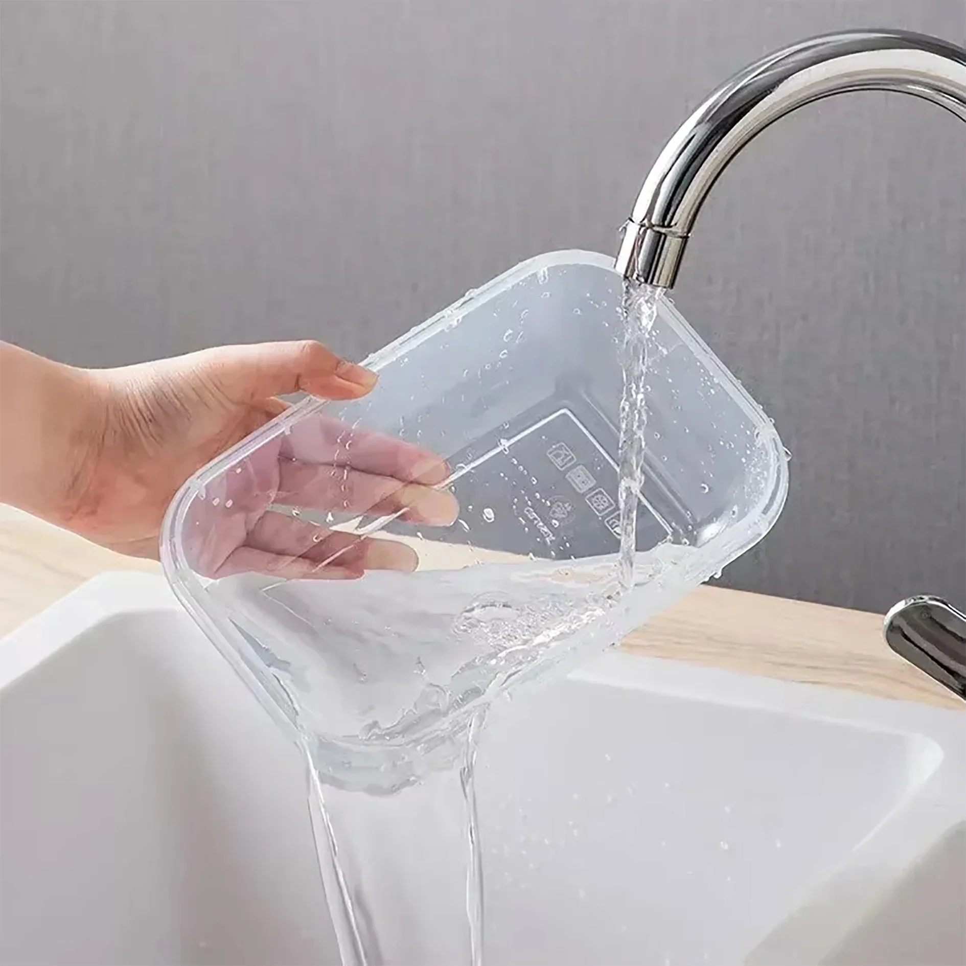 Vacuum Food Storage Box Transparent Storage Container Fridge Organizer Microwave Safe Fresh-Keeping Sealing Box Food Dispenser 5