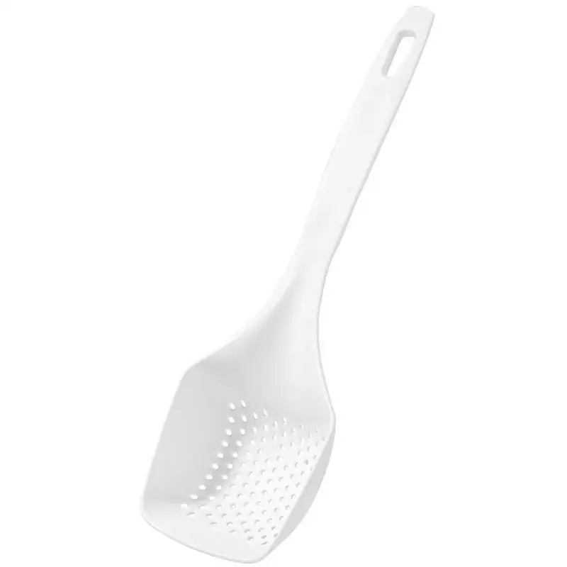 

Scoop Colander Kitchen Strainer Scoop Food Drain Shovel Nylon Slotted Skimmer Skimmer Spoon With Long Handle Drain Shovel