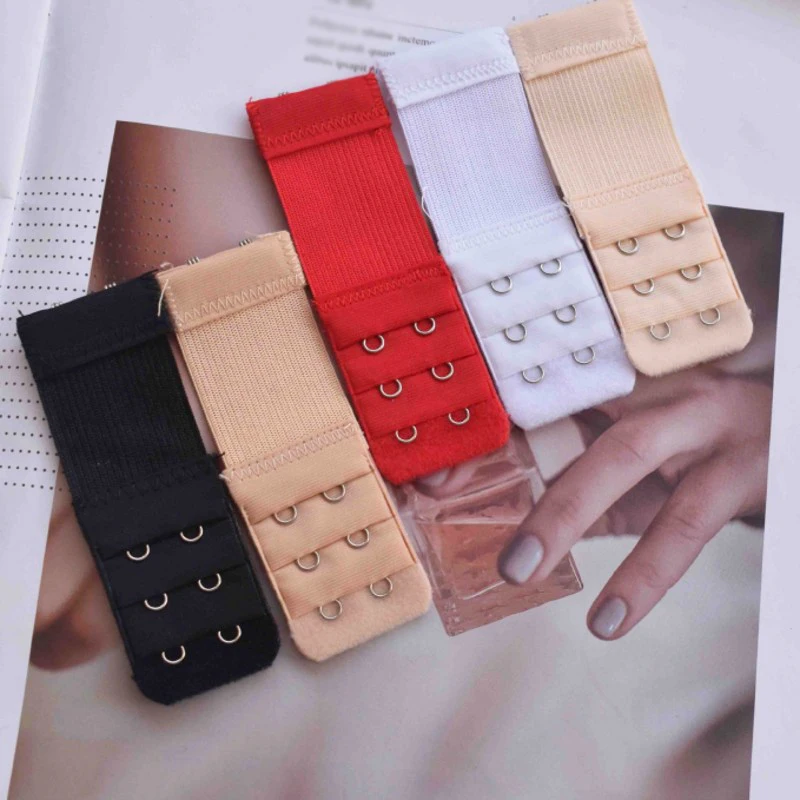 5Pcs Nylon Extenders Buckle Extension for Women Girl 1/2/3/4 Hooks Soft Bra  Strap Extender Sewing Tool Hook Intimates Accessoies - AliExpress