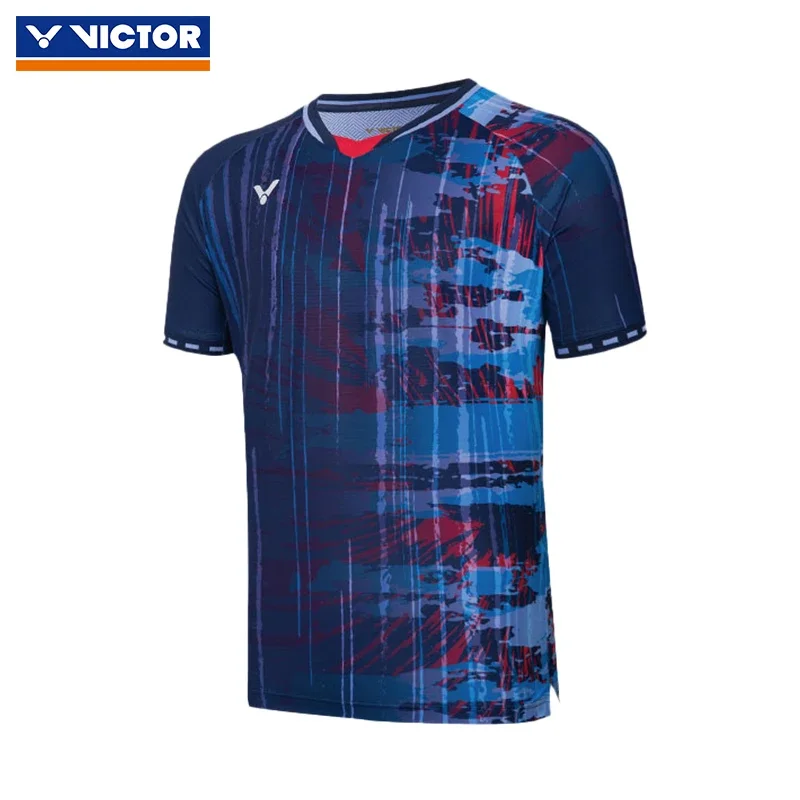LEE ZHIJIA Victor sport t-shirts t shirt men women fashion Jersey badminton clothing sportswear short sleeve polo T-45002