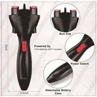 360 Degree Rotating Automatic Hair Braider Machine Two Strand Twist Braid Maker Electric Hair Styling Tool for Women Girls 6