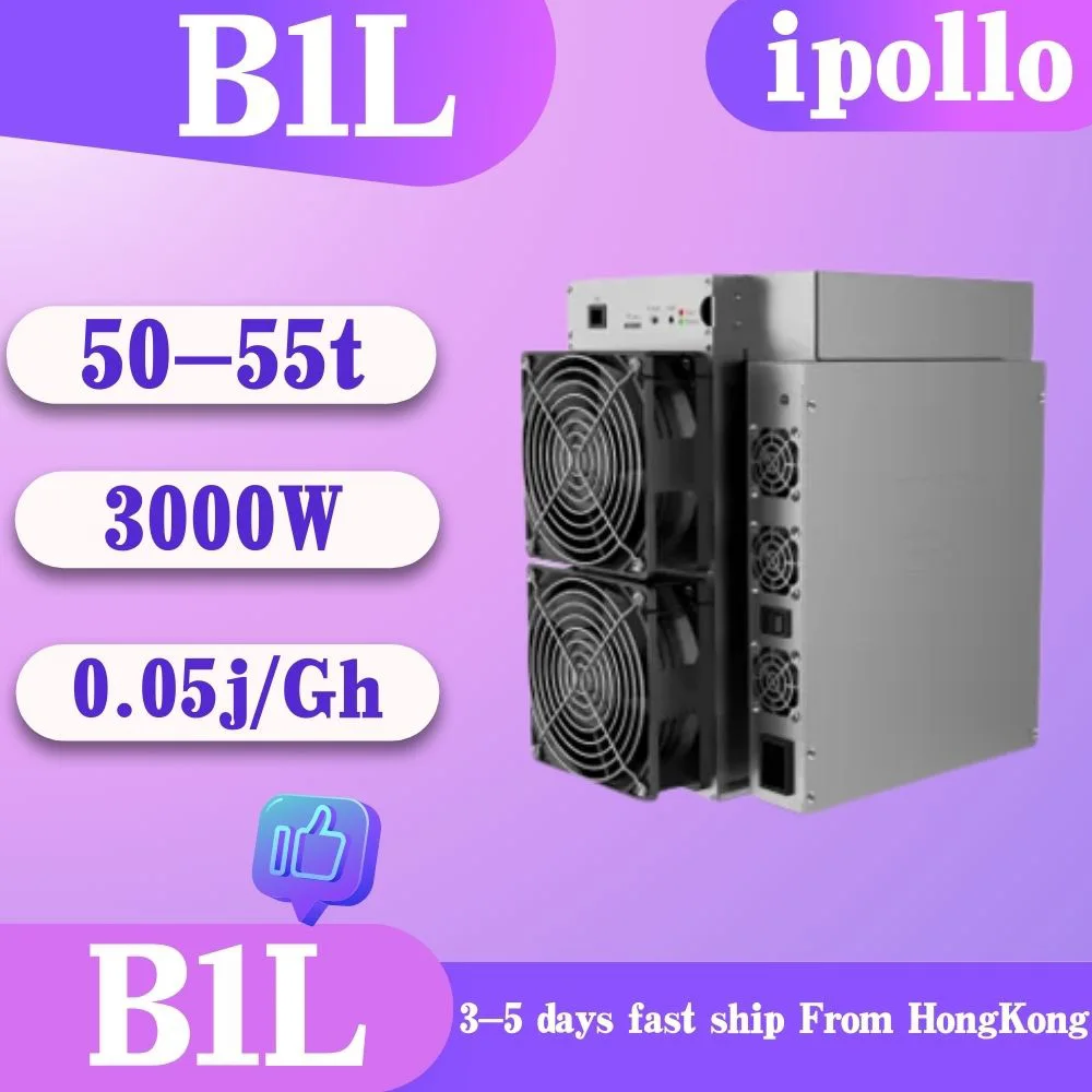 IPollo B1L bekas 50T ~ 60T Bitcoin Crypto BTC mesin tambang Asic Miner  konsumsi daya 3000W - AliExpress