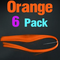 Vibrant Flashabou Flat Tinsel Fiber Pack (Orange)