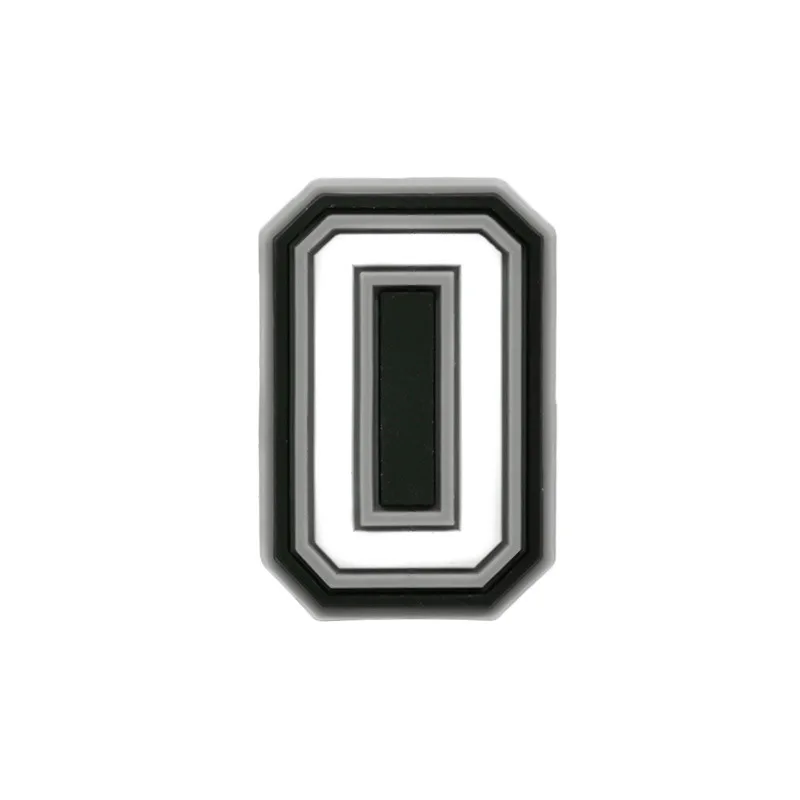 Wholesale PVC Shoe Accessories - White Letter Name Badges for Clogs, Pins, and Decorations