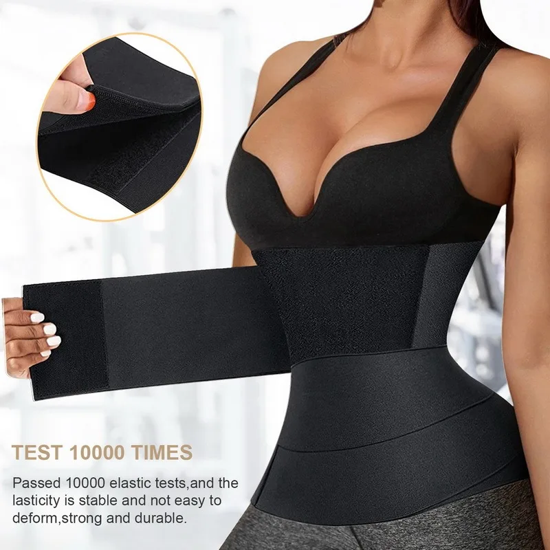 best shapewear for women Bandage Wrap Waist Trainer Shaperwear Belt Women Slimming Tummy Belt Snatch Me Up Corset body shaper Stretch Bands waist trainer spanx underwear