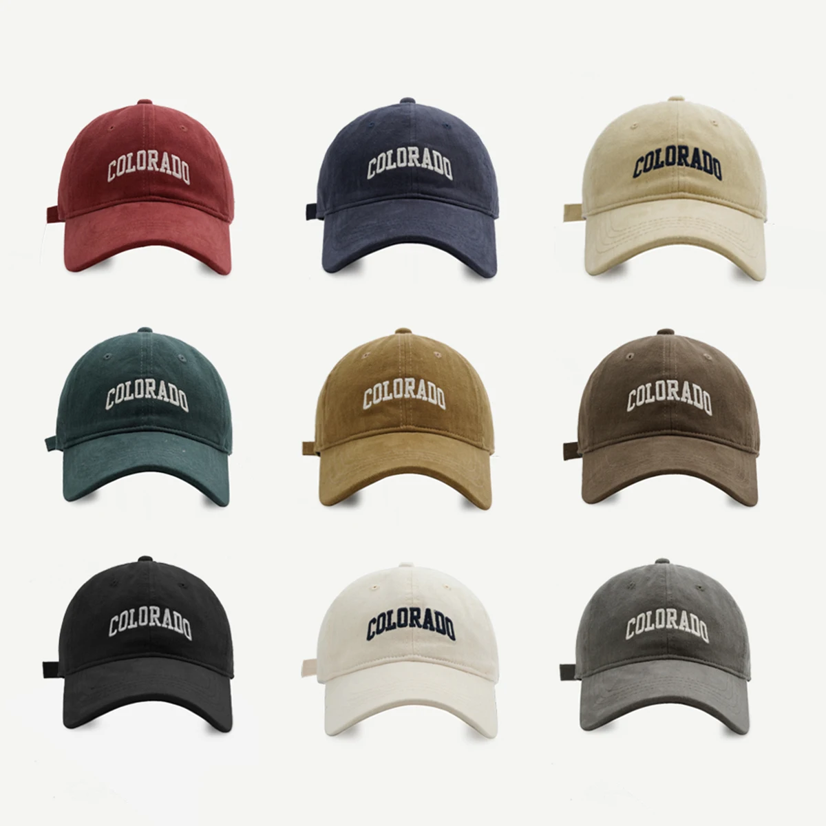 IL KEPS Colorado Embroidery Women's Cap For Female Baseball Cap Top Soft Cotton Kpop Sun Hat Snapback Retro BQM374 2