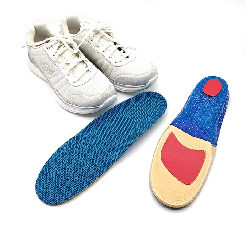 Sports Antiskid Insole For Men Women Sweat Shock Absorption Arch Basketball Football Leisure Running Shoes Thin Sole