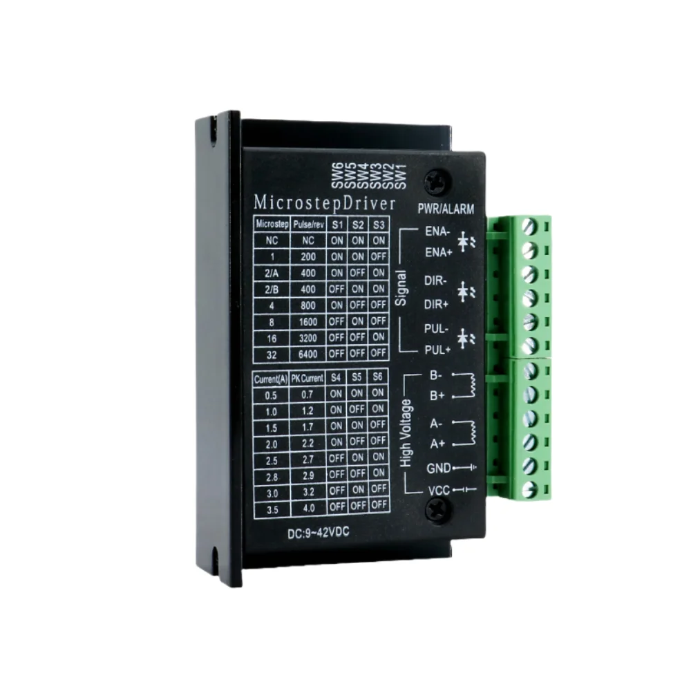 2 Phase Microstep Motor Driver TB6600 DM542 DM556 Suitble for NEMA17 NEMA23 Stepper Motor Controller 42 57 Stepper
