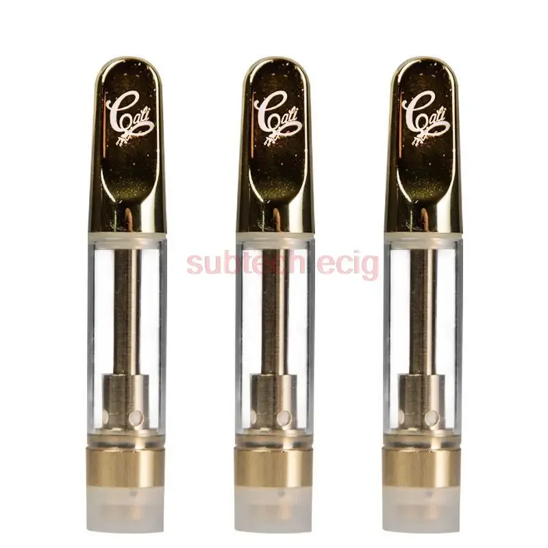 

Cali Vape Carts 0.8ml 1.0ml Atomizer Tank Thick Oil Cartridge Caliplug Ceramic Coil 510 Glass Cartridges Empty Vaporizer Pen