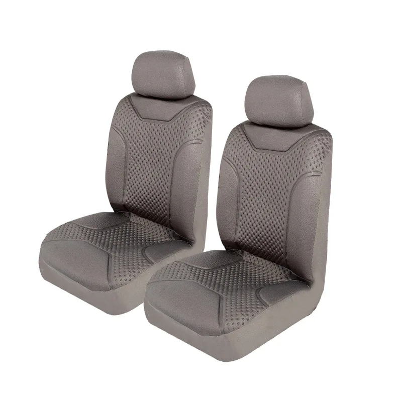 Coprisedile Auto 5D Traspirante in Rete, Universale per Berlina, SUV, Camion, Protezione Interna Grigia - immagine 4