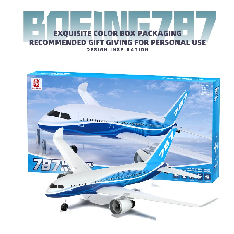 Remote Control Boeing 787 Fixed Wing Model Aircraft Toy