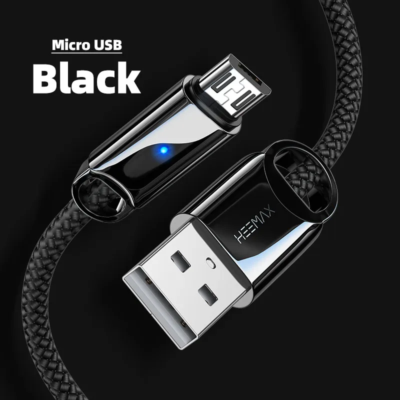 best fast charging cable for android 3A Fast Charging Micro USB Type C Cable For Samsung Huawei P40 Xiaomi Charger Data Cable Wire Mobile Phone USB C Cord Wire 3M types of mobile charger Cables