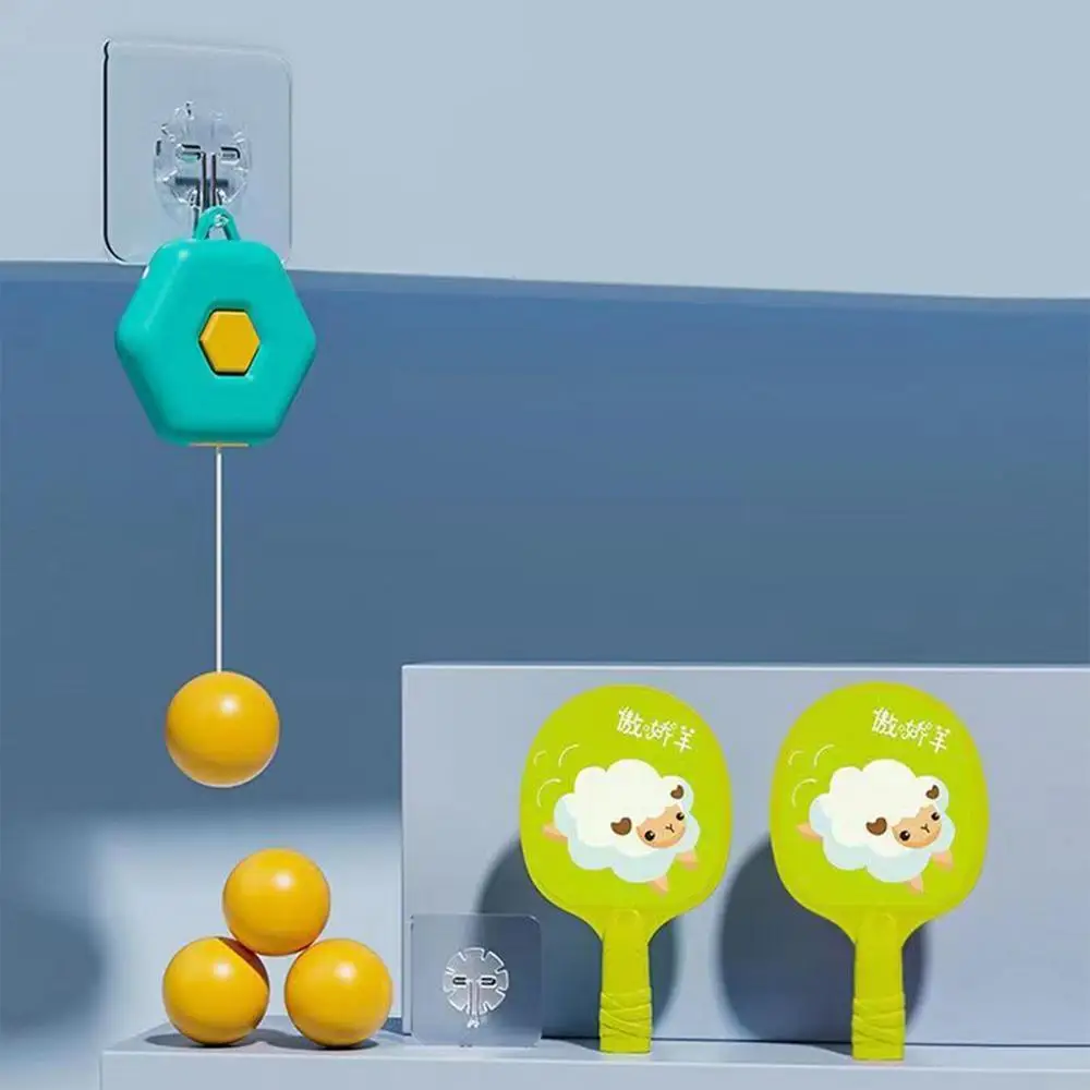 Description Picture 6 of itemTable Tennis Trainer For Kids Hanging Pingpong Balls Training Device Portable Table Tennis Exerciser Self Workout Set Hot Sale