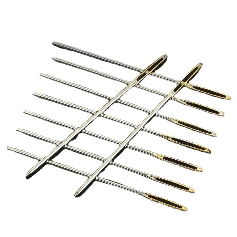 30PCS/BOX Gold tail Sewing Needle NO.22/24/26 Embroidery Fabric Cross Stitch Darning Needles Stainless steel DIY Craft Tools Sewing Needles