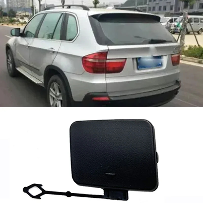 Rear Left Right Bumper Towing Tow HOOK Eye Cover Cap 51127158447 51127158448 For BMW X5 E70 2006-2011