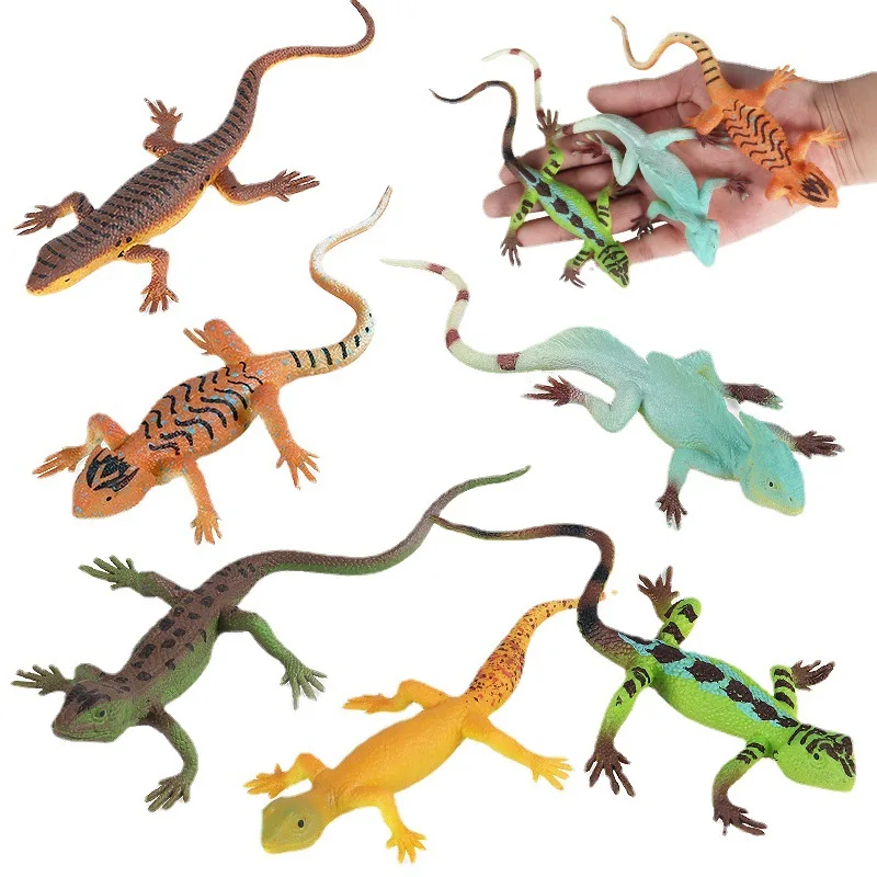 

Squishy Emulational Gecko Animal Model Antistress Lizard Stress Relief Anxiety Squeeze Capsule Gashapon Toy Boys Girls Gifts