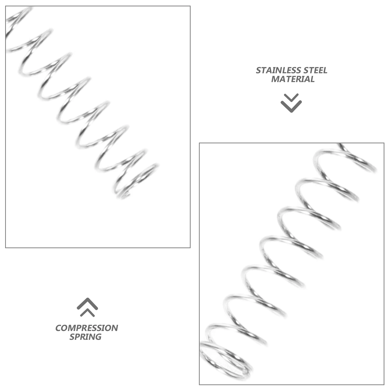 50Pcs 고탄성 볼펜 리필 스프링 0.4mm 와이어 직경 4.5mm Od 18Mm 길이 쓰기 도구 용 금속 스프링