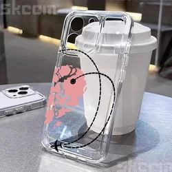 Travel-Inspired Airplane Route Design Clear Phone Case - Shockproof Cover for iPhone X or XS (Clear 2C22)