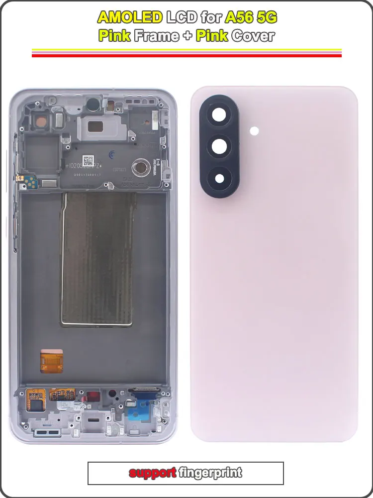 AMOLED F Pink Cover