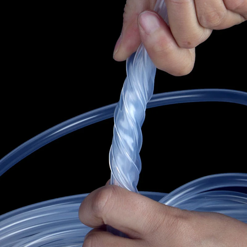 Silicone Tube 10 Meter Small Flexible Pipe Capillary Silicone Tube Hose Transparent Food Grade Tasteless High Temperature Resistant Medical