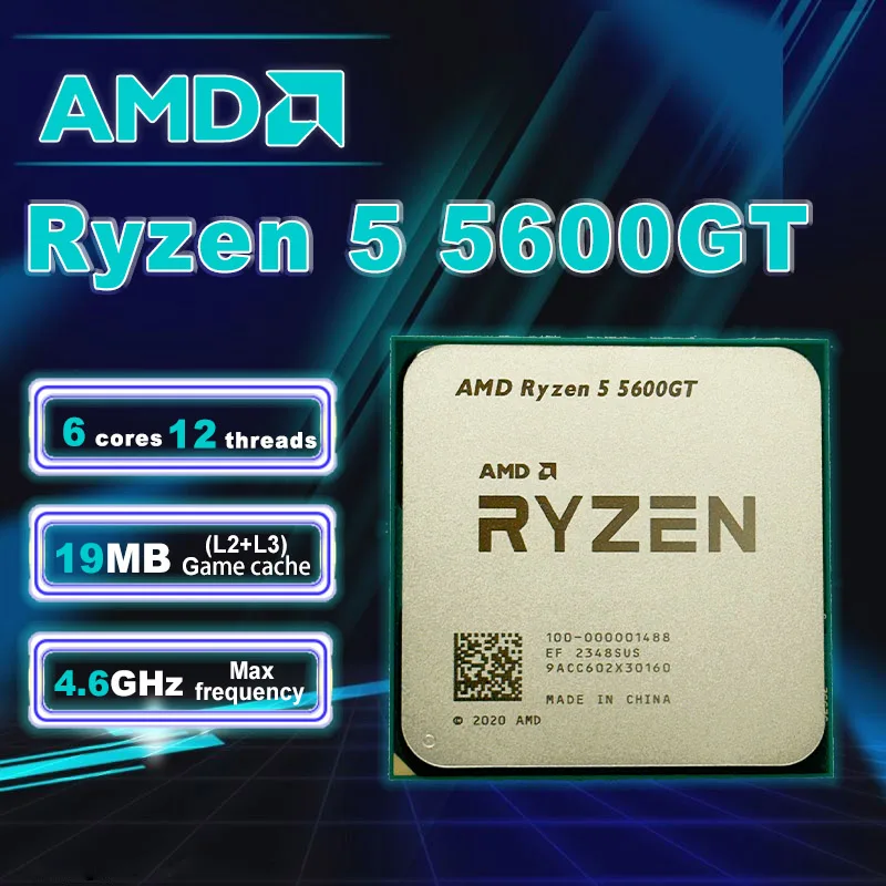 CPU CPU AMD Ryzen 5 5600GT Amazon.com: AMD Ryzen 5 5600GT 6-Core, 12-Thread Desktop