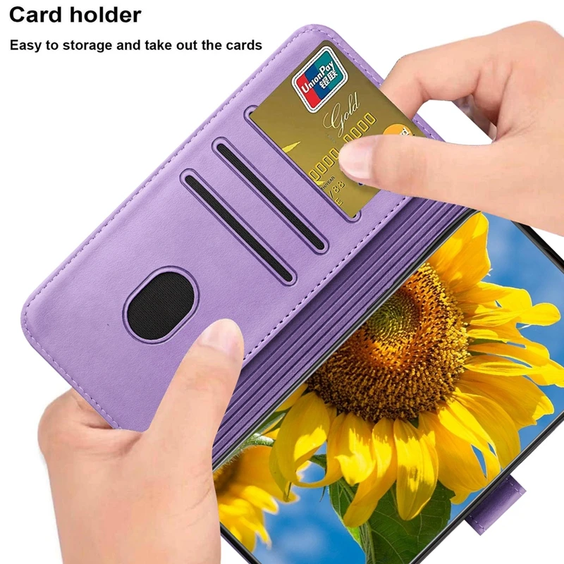 Wallet Embossed Sunflower Leather Cover For Xiaomi Redmi 12 12C 10 10C 9 9A  A1 Note 12 12S 12 Pro 11S 10 10 Pro 9 Pro 8T 8 7 Pro - AliExpress