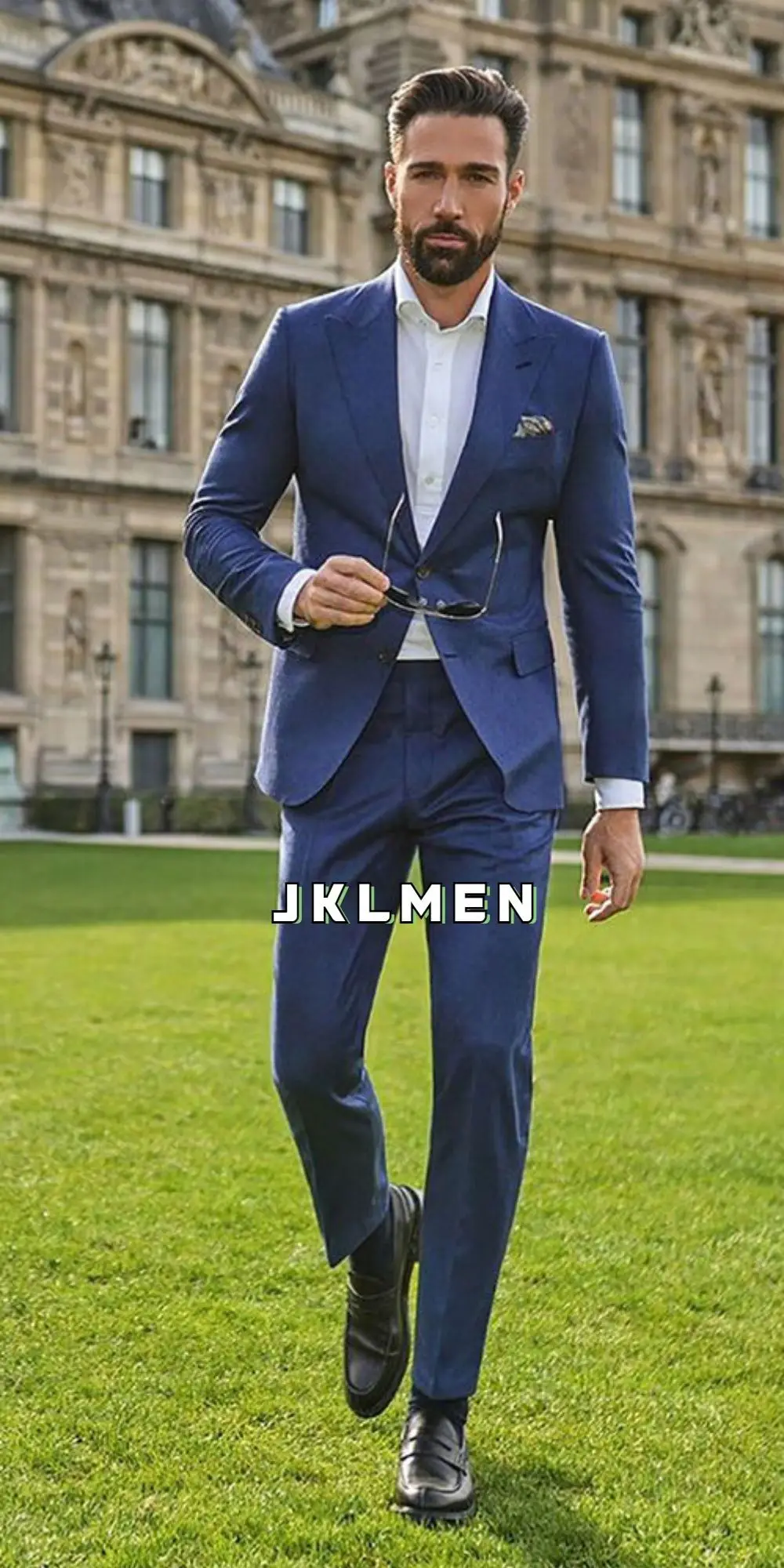 Men's Jacket Lapel Groom Suit Business Wedding Party Banquet Suit Custom   Mускульный Kостюм  Blazer Verde Hombre